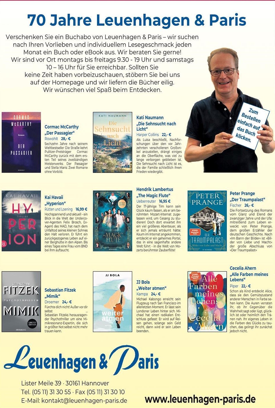 Buchempfehlungen für Weihnachten Buchhandlung Leuenhagen & Paris